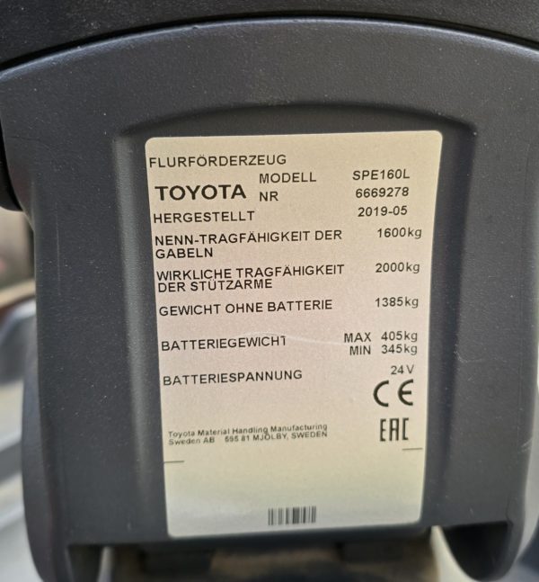 Toyota SPE 160L 6m